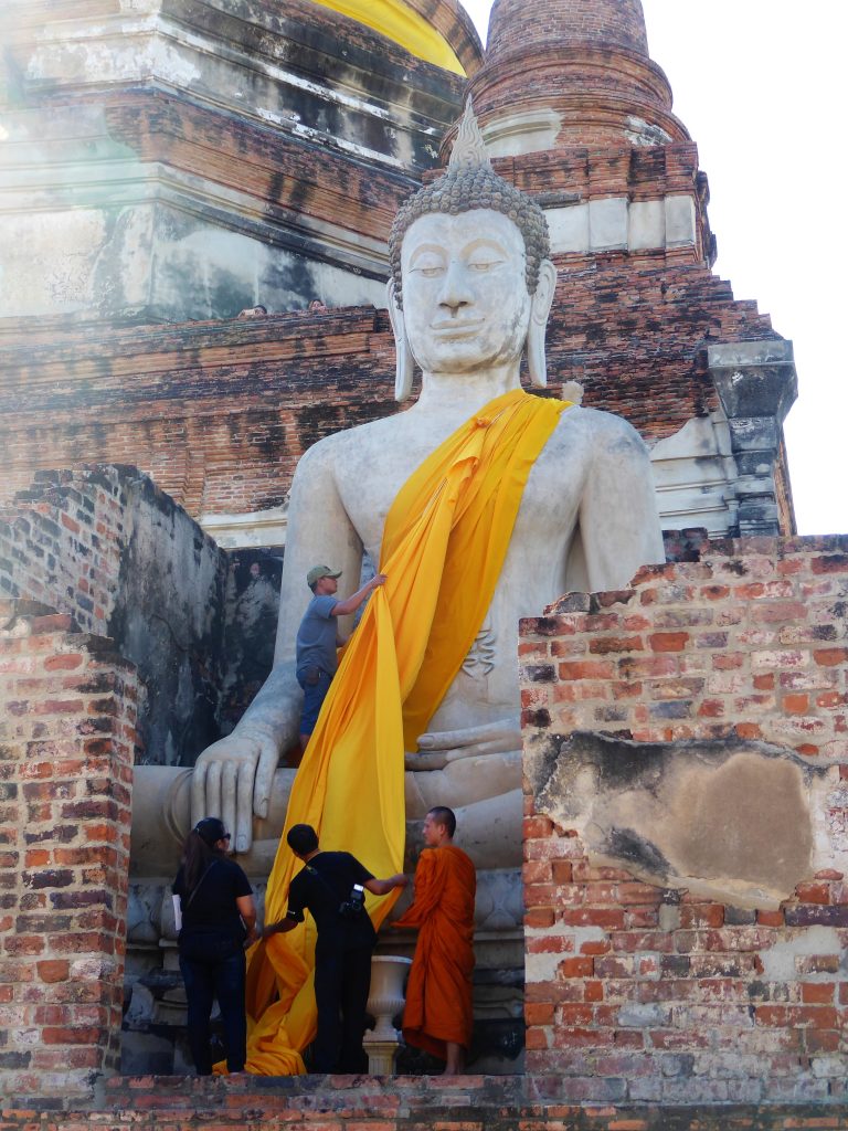 Fietsen tussen de tempels van Ayutthaya - Thailand