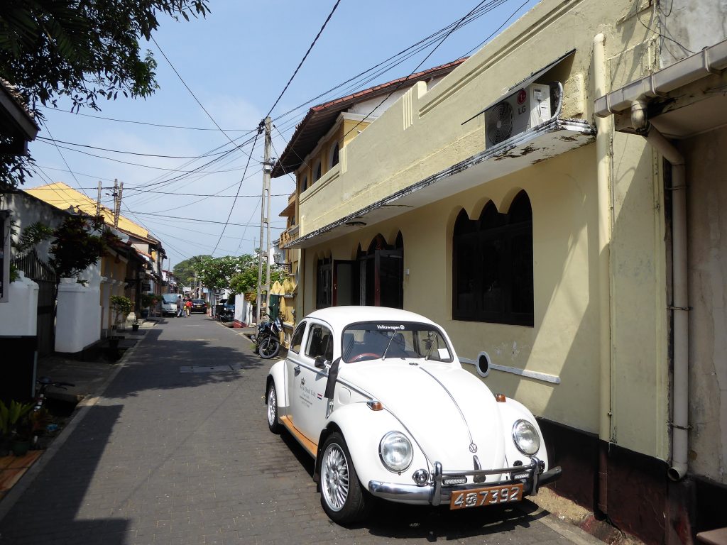 Galle bezoeken en de winkelstraat Leyn baan Cross street