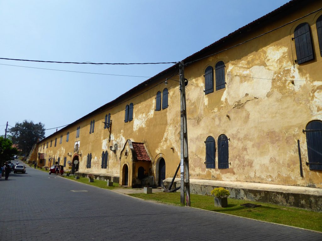 Galle bezoeken - Oude Vesting muur