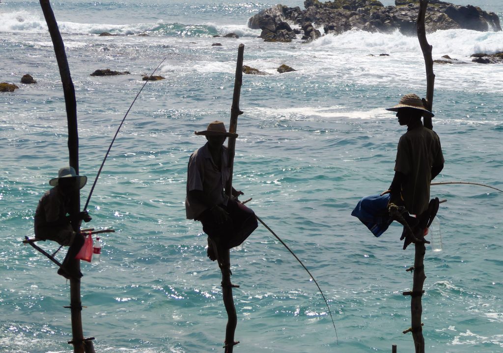 De vissers van Sri Lanka