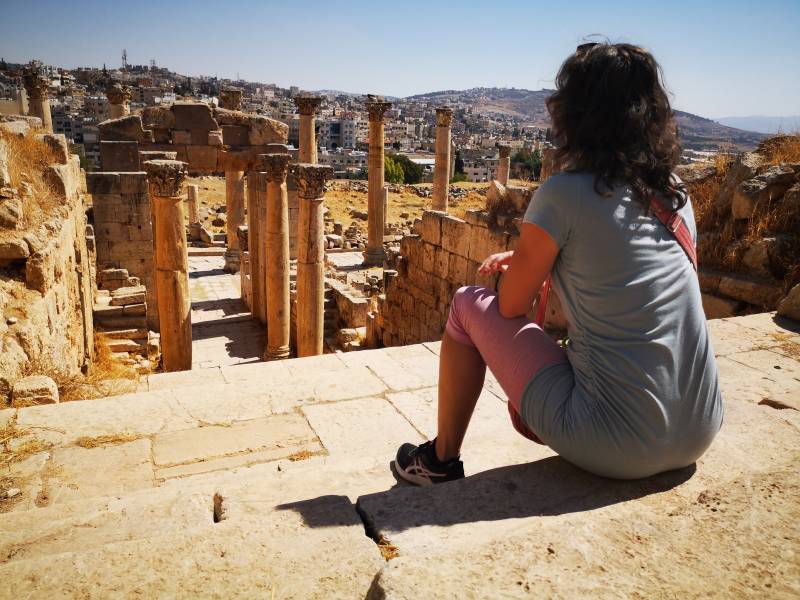 I was amazed at the luxury that could be found in the first century in the ruins of Jerash - once a prosperous Roman city - Jordan