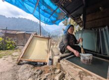 Making paper Arunachal Pradesh