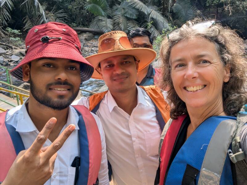 Indians always like to take a picture with a tourist - Goa India