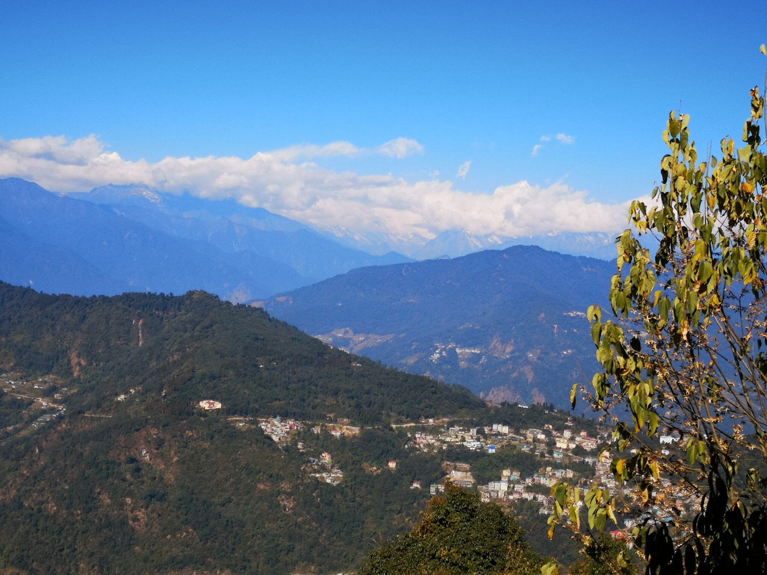 Kanchenjungha behind the clouds - Sikkim