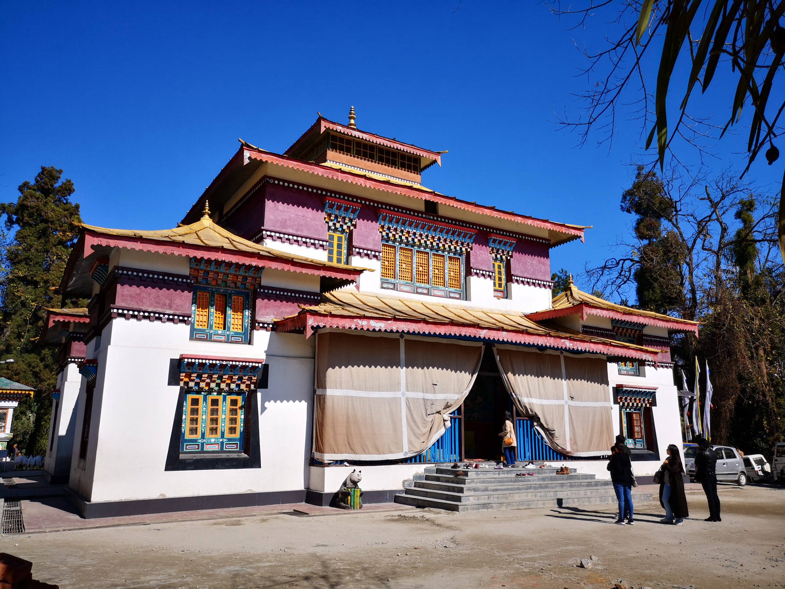 Enchey klooster nabij Gangtok, Sikkim