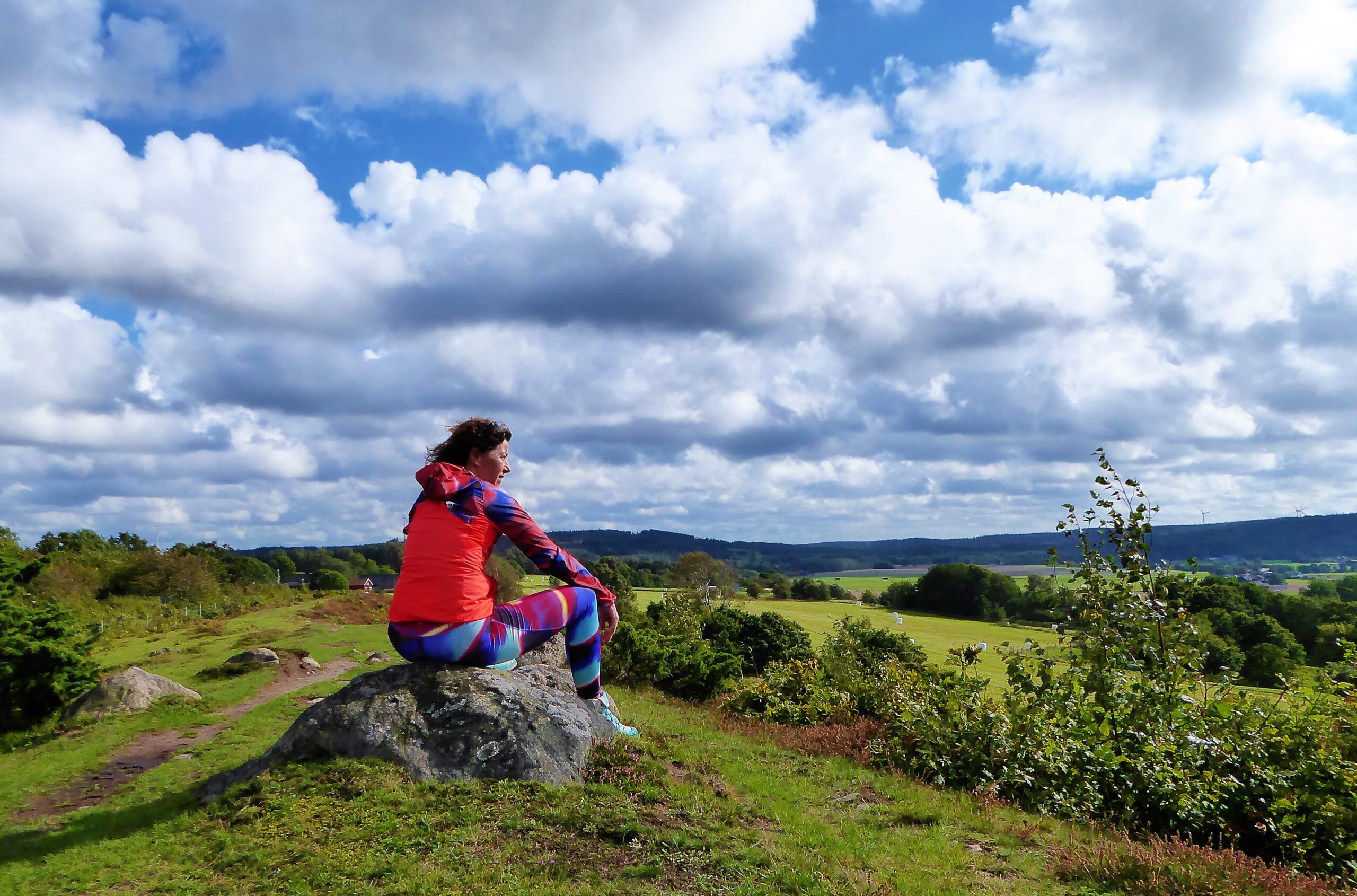 Positive self-talk with a beautiful view - Sweden