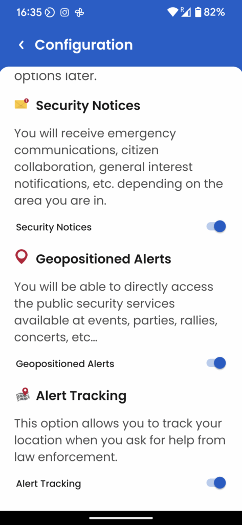 Install the app Alert cops