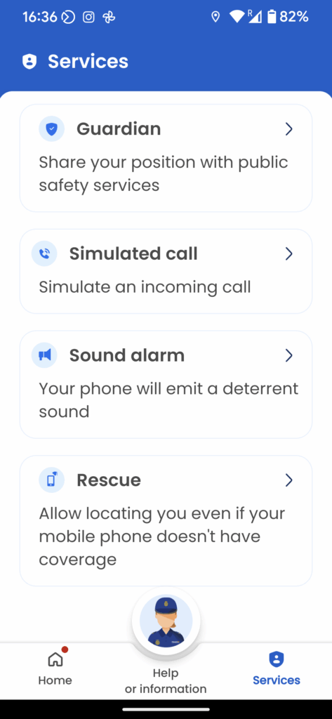 Install the app Alert cops