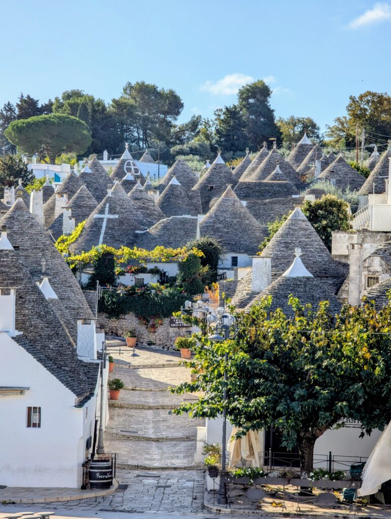 The amazing Alberobello in Puglia Italy