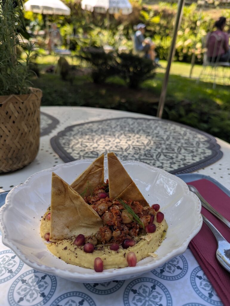 Humus in garden on the camino