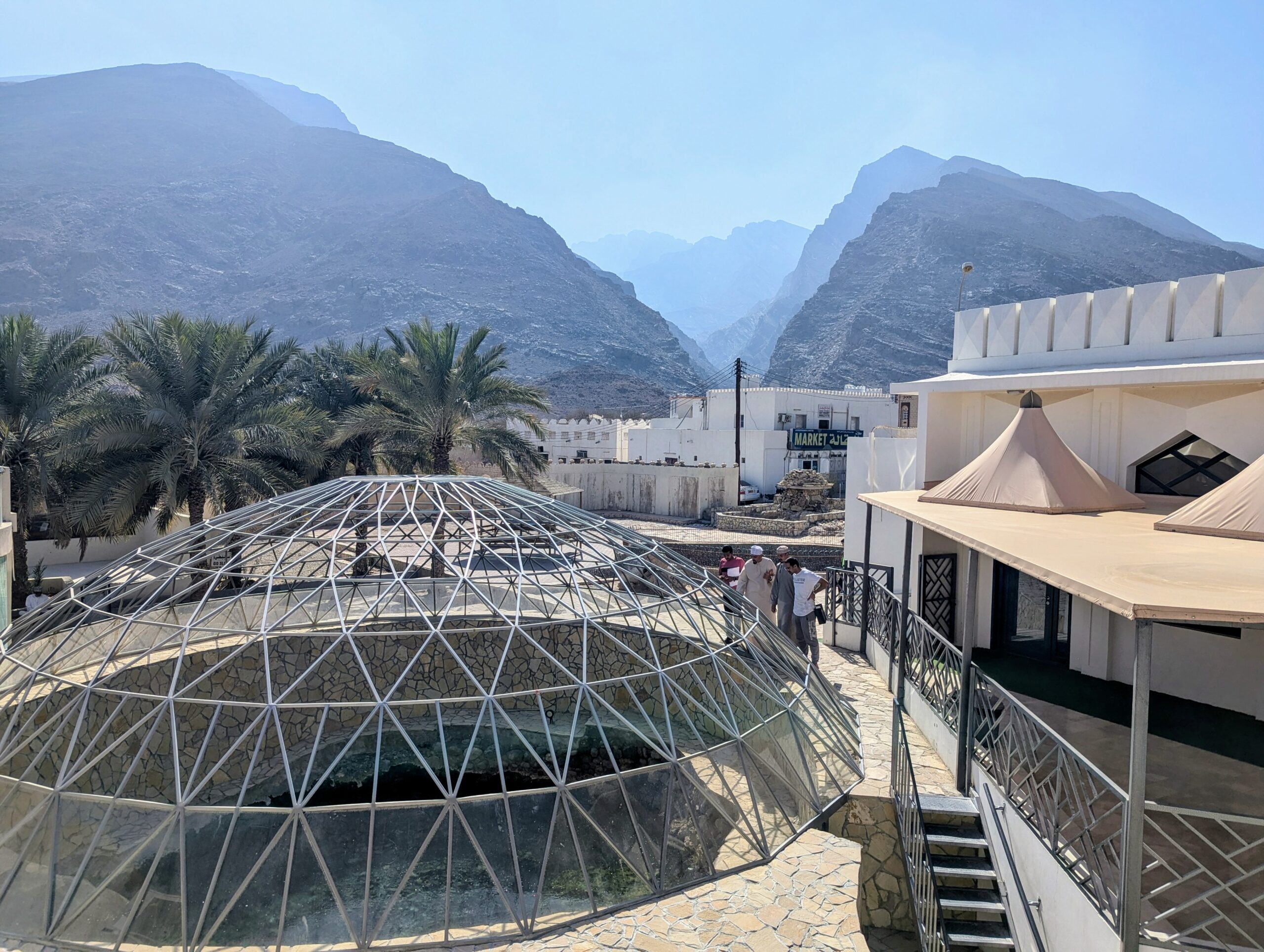 The dome from the hotspring in Rustaq