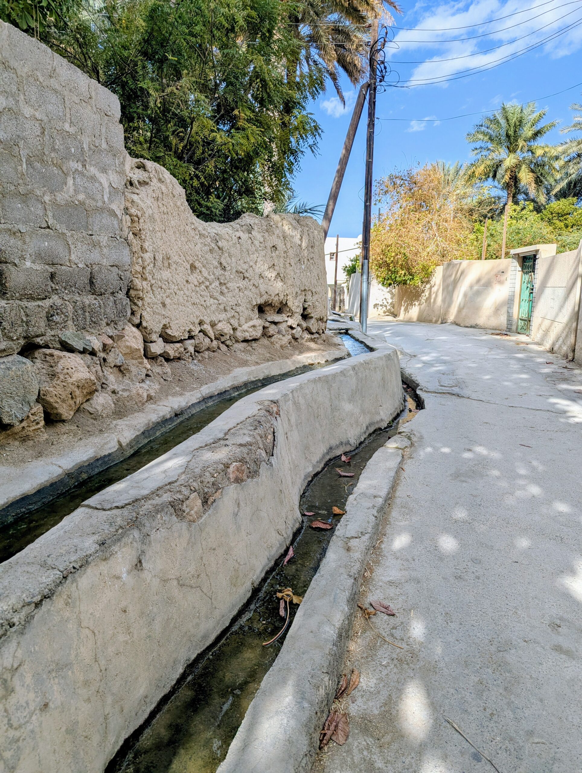 Warm water from the hotspring in Fanja