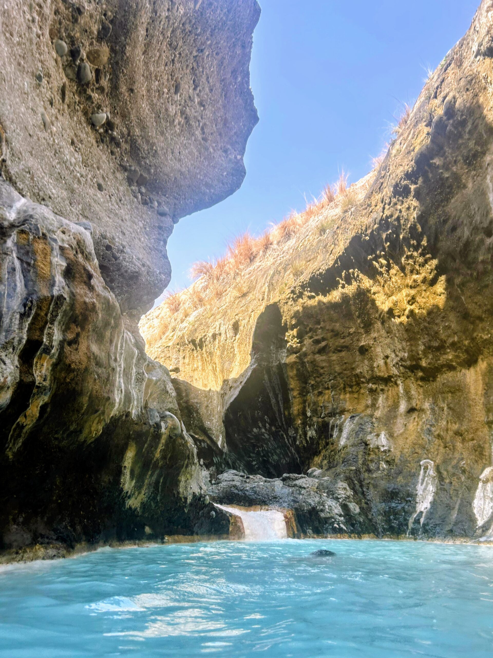 Swimming at Wadi Hoqain Oman