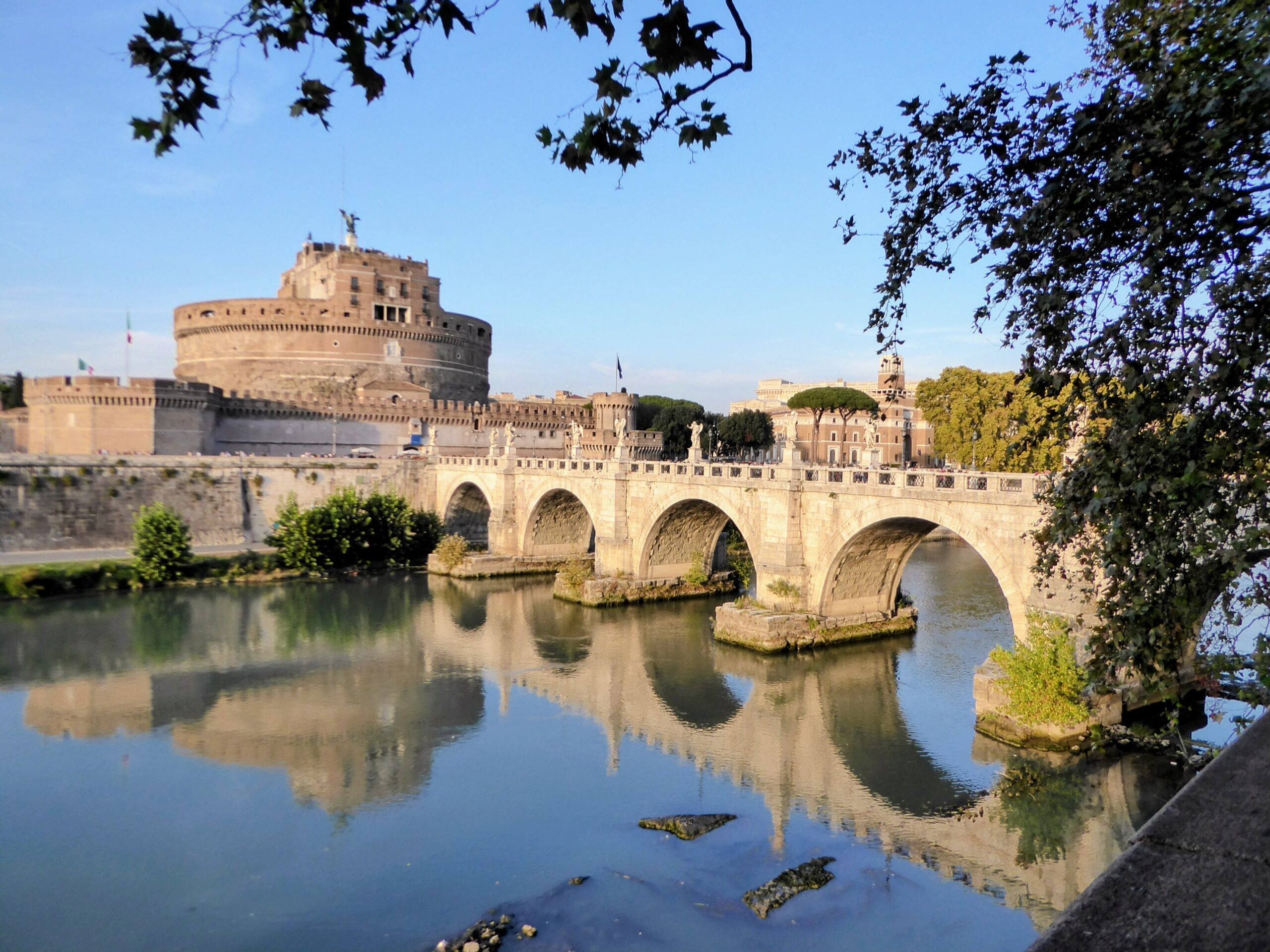 Castel Sant'Angelo and the Ponte Sant'Angelo Rome